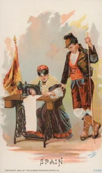 Nähmaschine, Spanien